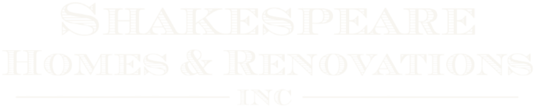 Shakespeare Homes & Renovations Inc.