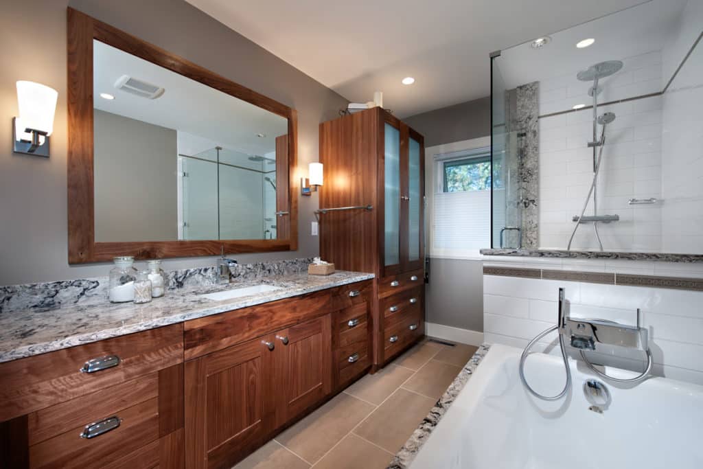 North Vancouver bathroom renovation by Shakespeare Homes