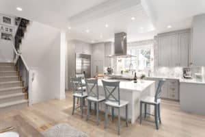 north vancouver home renovations kitchen island image